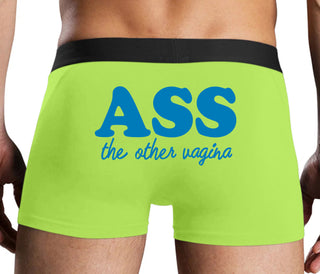Ass The Other Vagina - Neon Yellow Boxer Brief