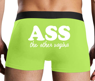 Ass The Other Vagina - Neon Yellow Boxer Brief