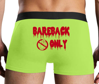 Bareback Only - Neon Yellow Boxer Brief