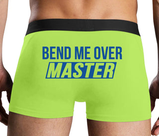 Bend Me Over Master - Neon Yellow Boxer Brief