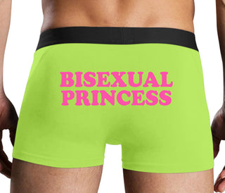 Bisexual Princess - Neon Yellow Boxer Brief