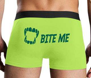 Bite Me - Neon Yellow Boxer Brief