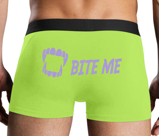 Bite Me - Neon Yellow Boxer Brief