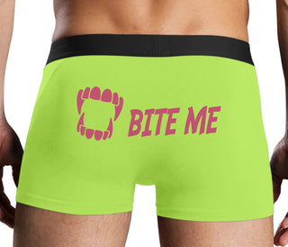 Bite Me - Neon Yellow Boxer Brief