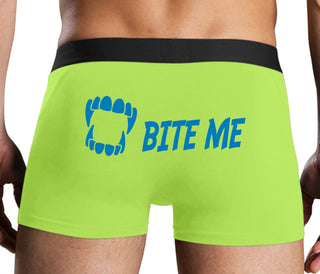 Bite Me - Neon Yellow Boxer Brief