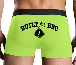 Built for BBC - Jack of Spades - Neon Yellow Boxer Brief