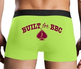 Built for BBC - Jack of Spades - Neon Yellow Boxer Brief
