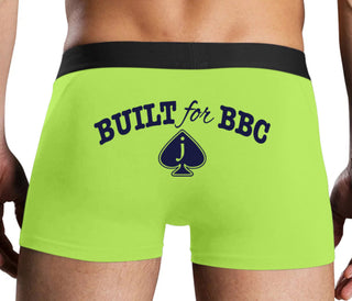 Built for BBC - Jack of Spades - Neon Yellow Boxer Brief