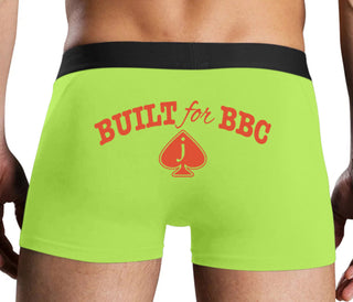 Built for BBC - Jack of Spades - Neon Yellow Boxer Brief
