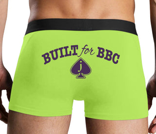 Built for BBC - Jack of Spades - Neon Yellow Boxer Brief