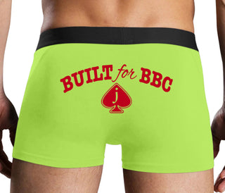 Built for BBC - Jack of Spades - Neon Yellow Boxer Brief