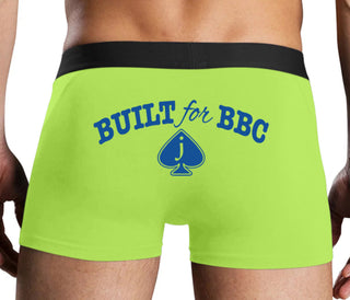 Built for BBC - Jack of Spades - Neon Yellow Boxer Brief