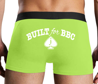 Built for BBC - Jack of Spades - Neon Yellow Boxer Brief
