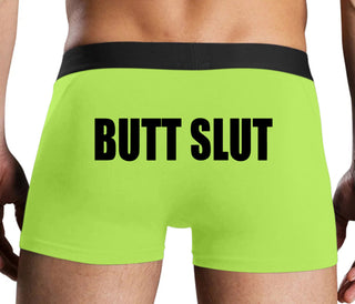 Butt Slut - Neon Yellow Boxer Brief