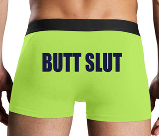 Butt Slut - Neon Yellow Boxer Brief