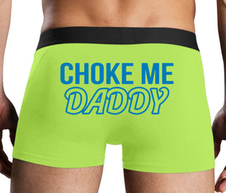 Choke Me Daddy - Neon Yellow Boxer Brief