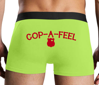 Cop A Feel - LEO Love - Neon Yellow Boxer Brief