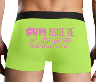 Cum Inside Me Daddy - Neon Yellow Boxer Brief