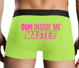 Cum Inside Me Master - Neon Yellow Boxer Brief