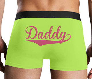 Daddy - Neon Yellow Boxer Brief