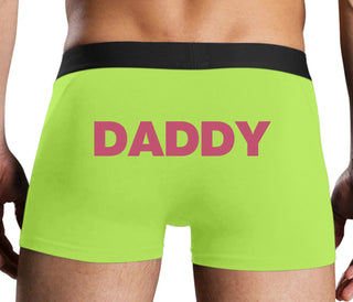 Daddy - Neon Yellow Boxer Brief