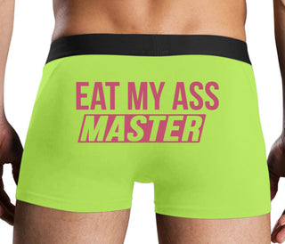 Eat My Ass Master - Neon Yellow Boxer Brief