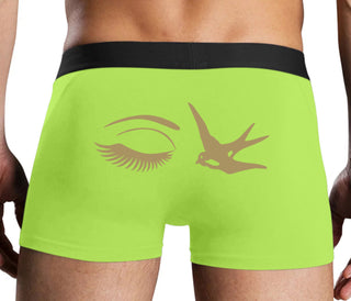 I Swallow - Eye Bird - Neon Yellow Boxer Brief