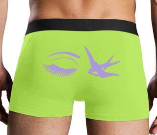 I Swallow - Eye Bird - Neon Yellow Boxer Brief
