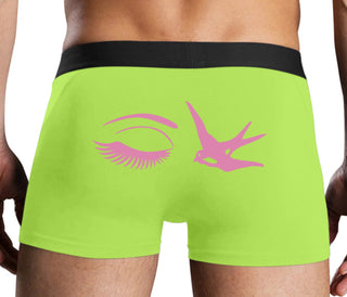 I Swallow - Eye Bird - Neon Yellow Boxer Brief
