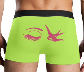 I Swallow - Eye Bird - Neon Yellow Boxer Brief
