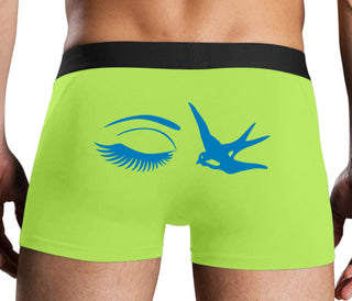 I Swallow - Eye Bird - Neon Yellow Boxer Brief