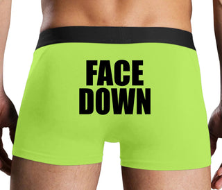 Face Down - Neon Yellow Boxer Brief