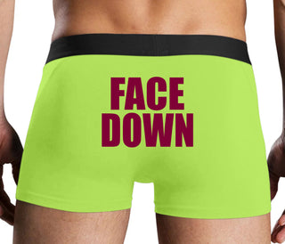 Face Down - Neon Yellow Boxer Brief