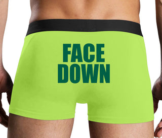 Face Down - Neon Yellow Boxer Brief