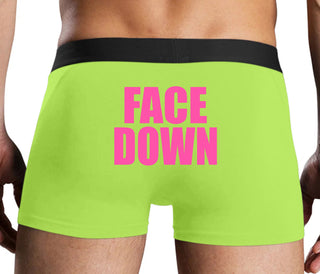 Face Down - Neon Yellow Boxer Brief
