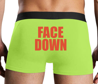 Face Down - Neon Yellow Boxer Brief
