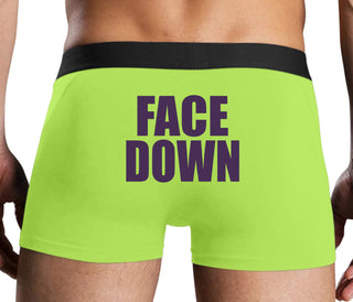 Face Down - Neon Yellow Boxer Brief