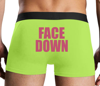 Face Down - Neon Yellow Boxer Brief