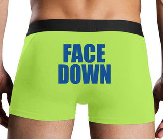 Face Down - Neon Yellow Boxer Brief