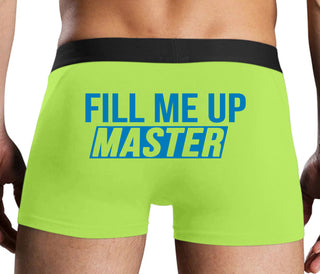 Fill Me Up Master - Neon Yellow Boxer Brief
