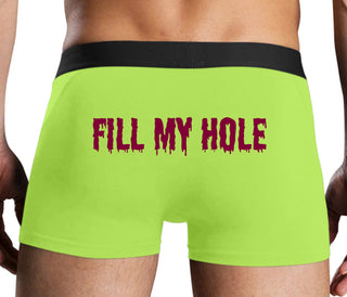 Fill My Hole - Neon Yellow Boxer Brief
