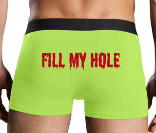 Fill My Hole - Neon Yellow Boxer Brief