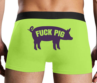 Fuck Pig - Neon Yellow Boxer Brief