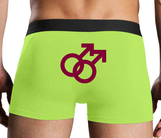 Gay Sign - Neon Yellow Boxer Brief