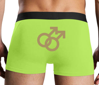 Gay Sign - Neon Yellow Boxer Brief