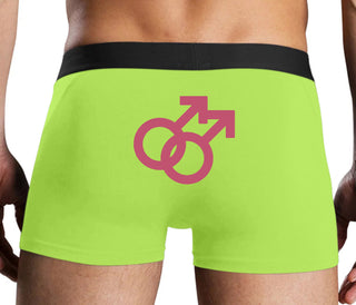 Gay Sign - Neon Yellow Boxer Brief