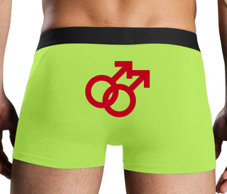 Gay Sign - Neon Yellow Boxer Brief