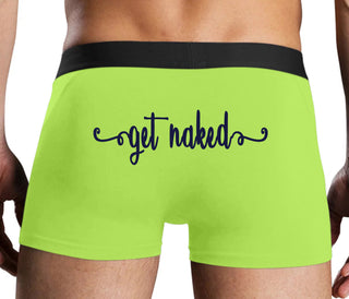 Get Naked - Neon Yellow Boxer Brief