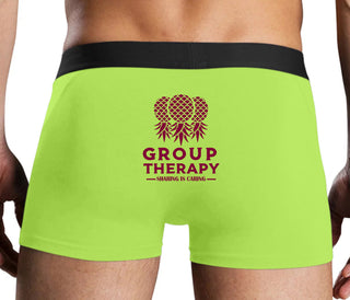 Group Therapy - Sharing Is Caring - Neon Yellow Boxer Brief