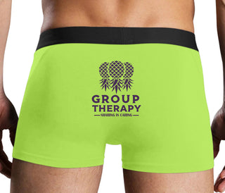 Group Therapy - Sharing Is Caring - Neon Yellow Boxer Brief